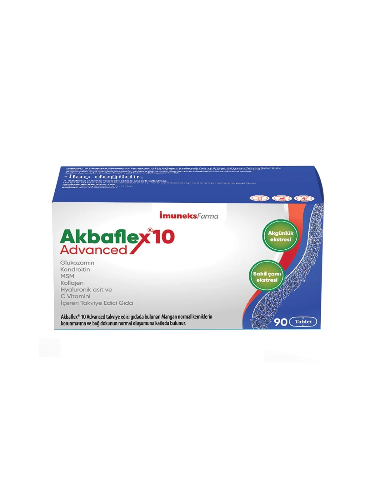 İmuneks Akbaflex10 Advanced 90 Tablet
