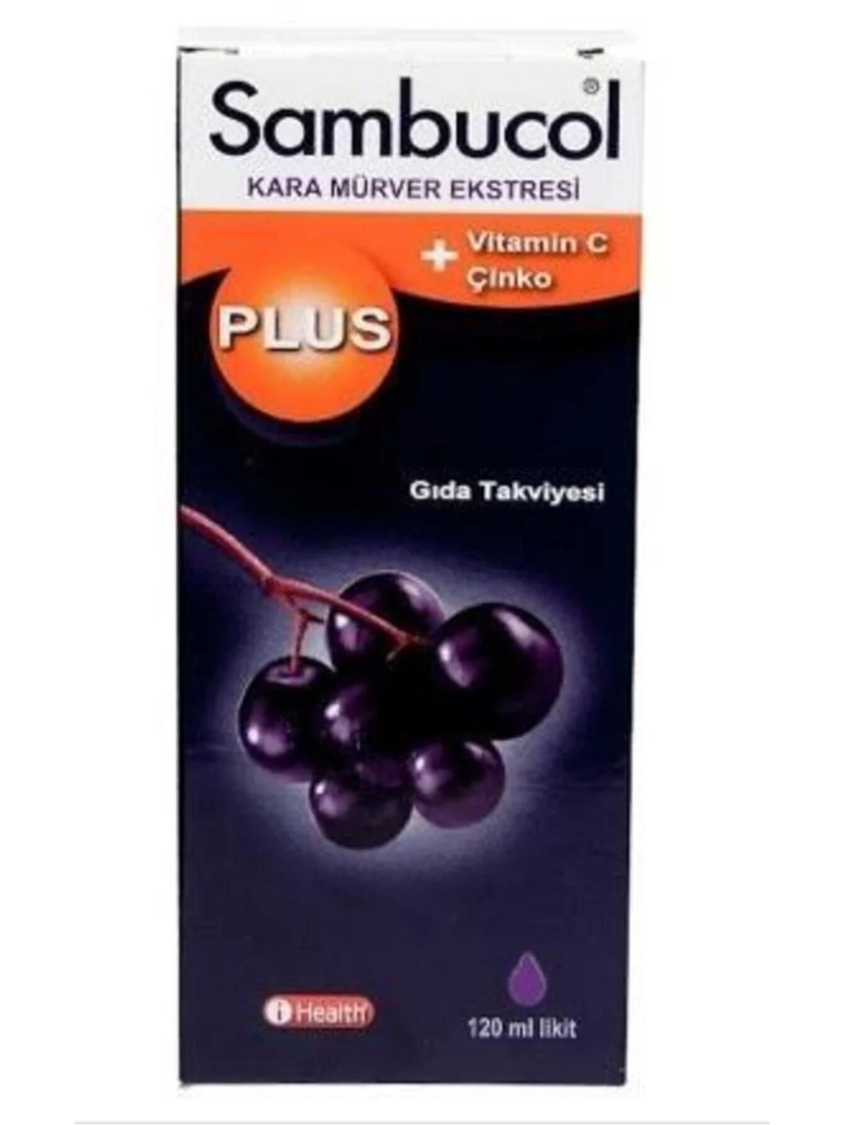 Sambucol Plus Kara Mürver Özütü + C Vitamini & Çinko 120 ml