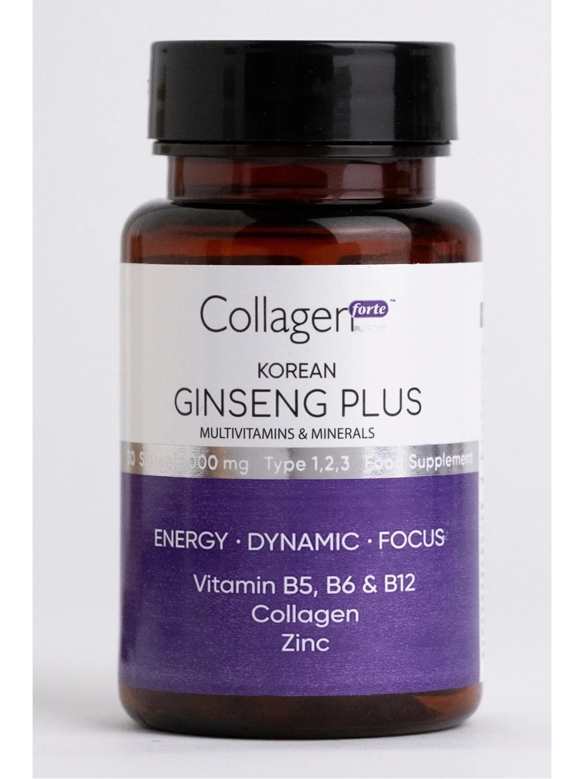 Collagen Forte Ginseng Plus Multivitamin & Mineraller Collagen 30 Kapsül