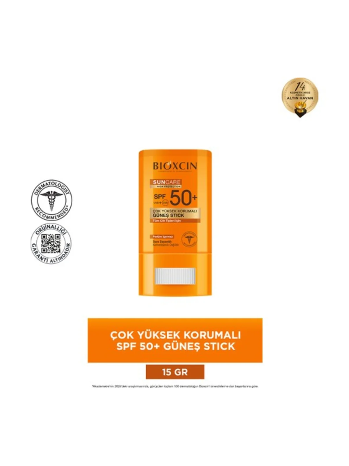 Bioxcin Sun Care Güneş Stick SPF50 15 gr