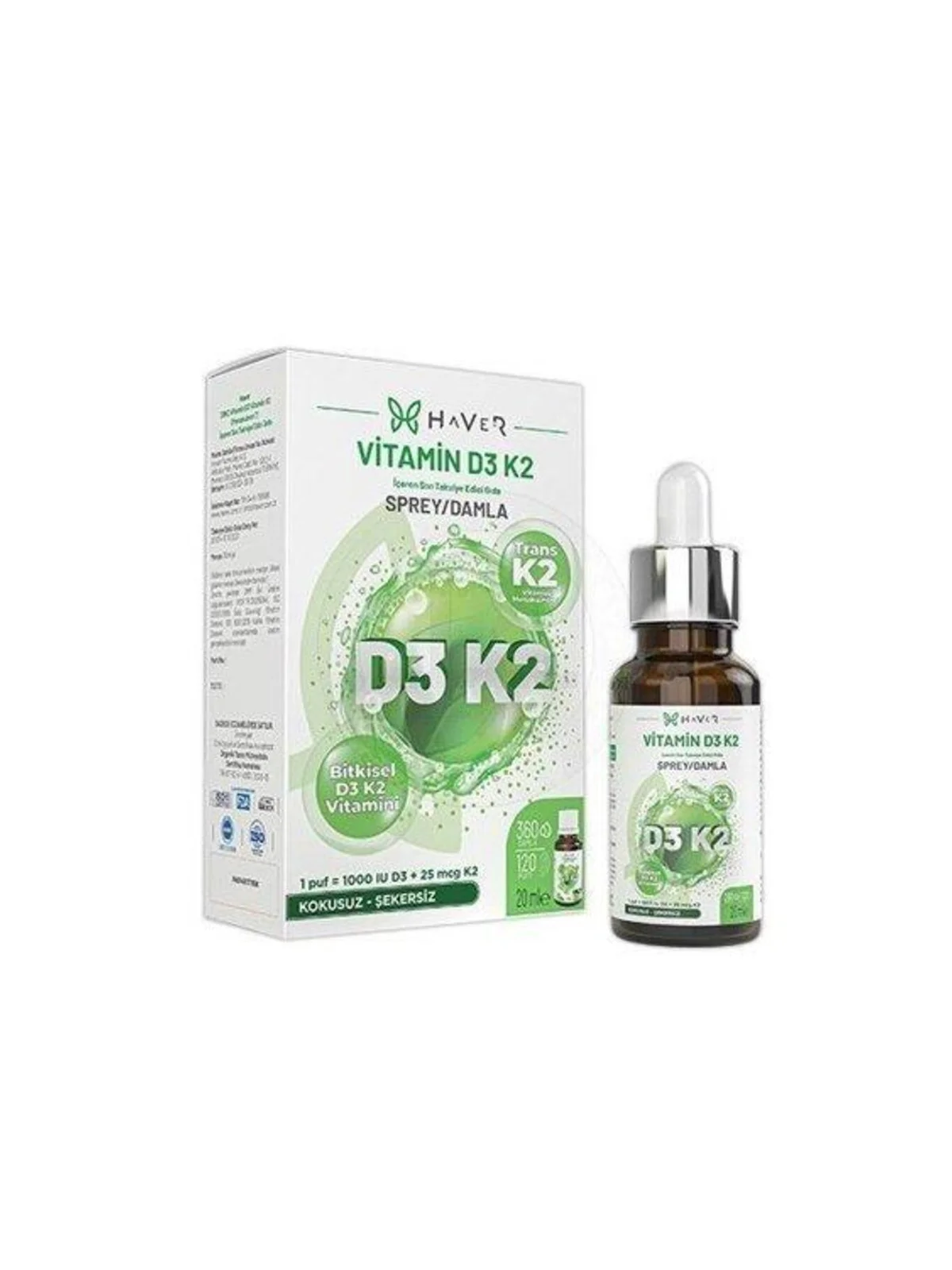 Haver Vitamin D3K2 Sprey 20 ml
