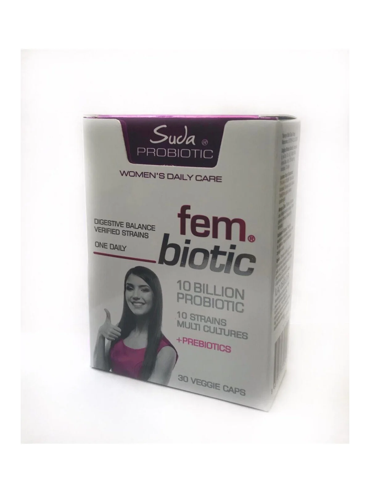 Suda Vitamin Probiotic Fem Biotic 30 Veggie Kapsül