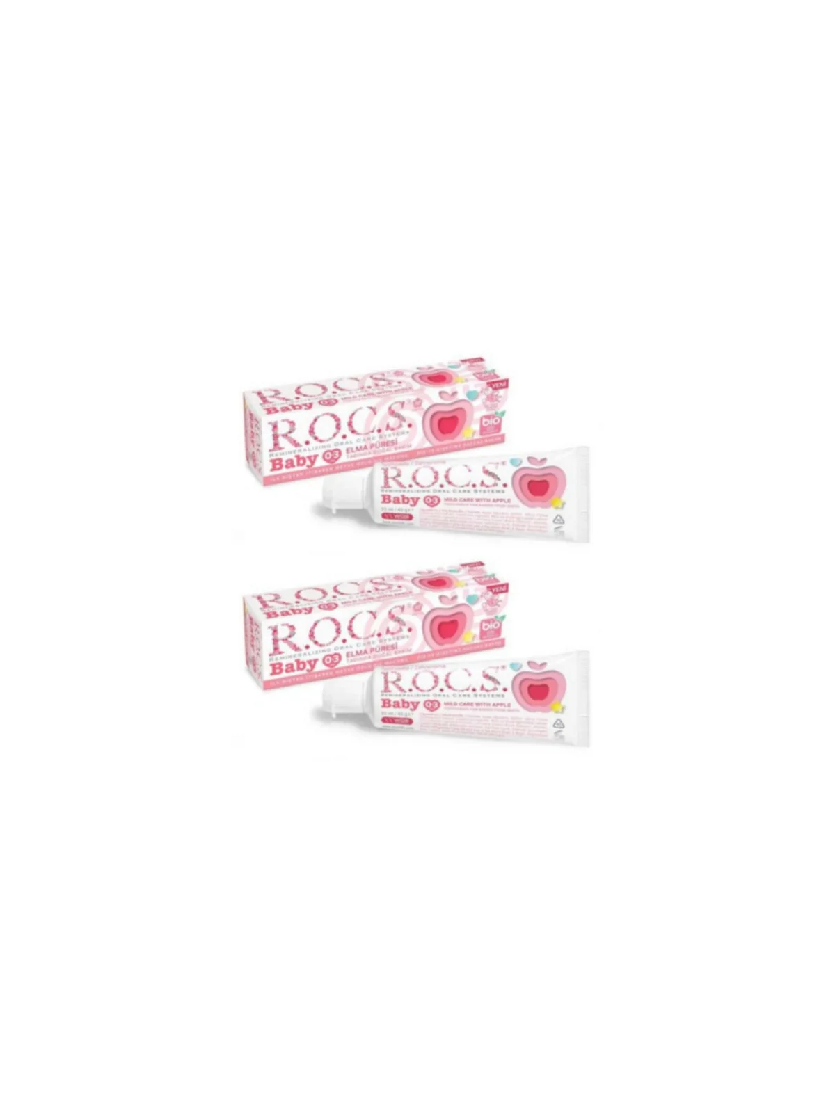Rocs Baby Elma Püresi Tadında 0-3 Yaş Diş Macunu 45 gr