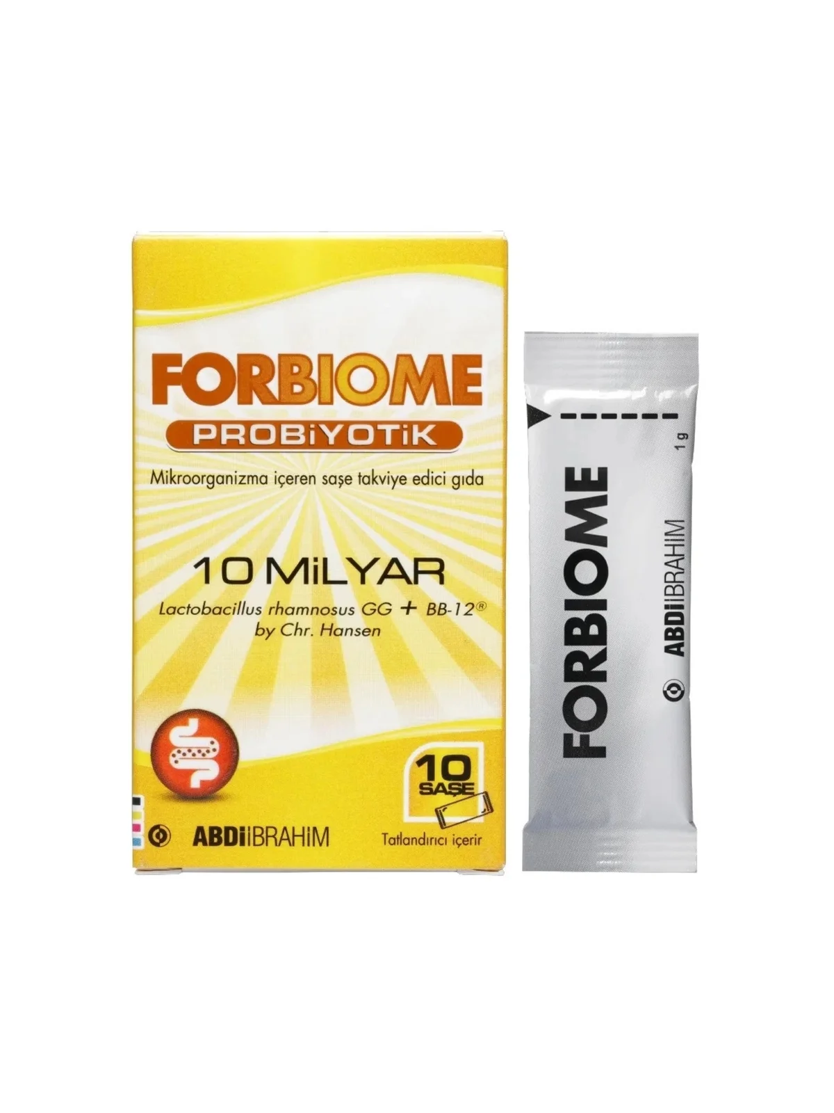 Forbiome Probiyotik 10 Milyar Mikroorganizma İçeren 10lu Saşe