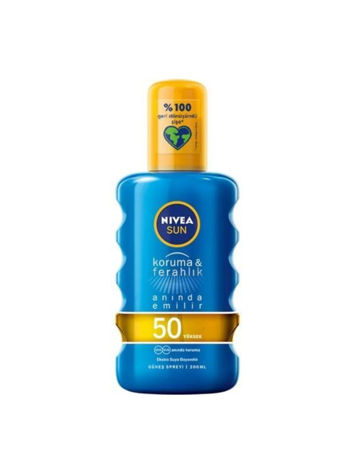 Nivea Güneş Yağı Koruma & Ferahlık SPF50+ 200 ml