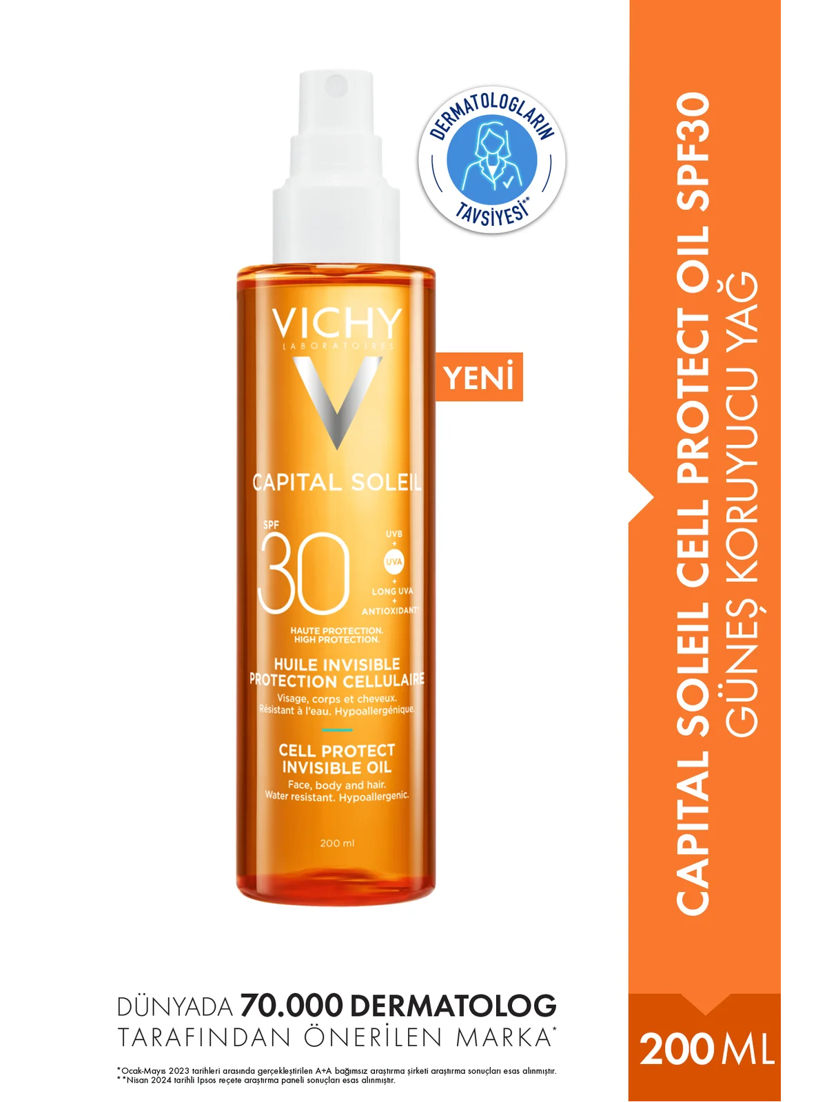 Vichy V CS Cellprot Oil SPF30 200 ml