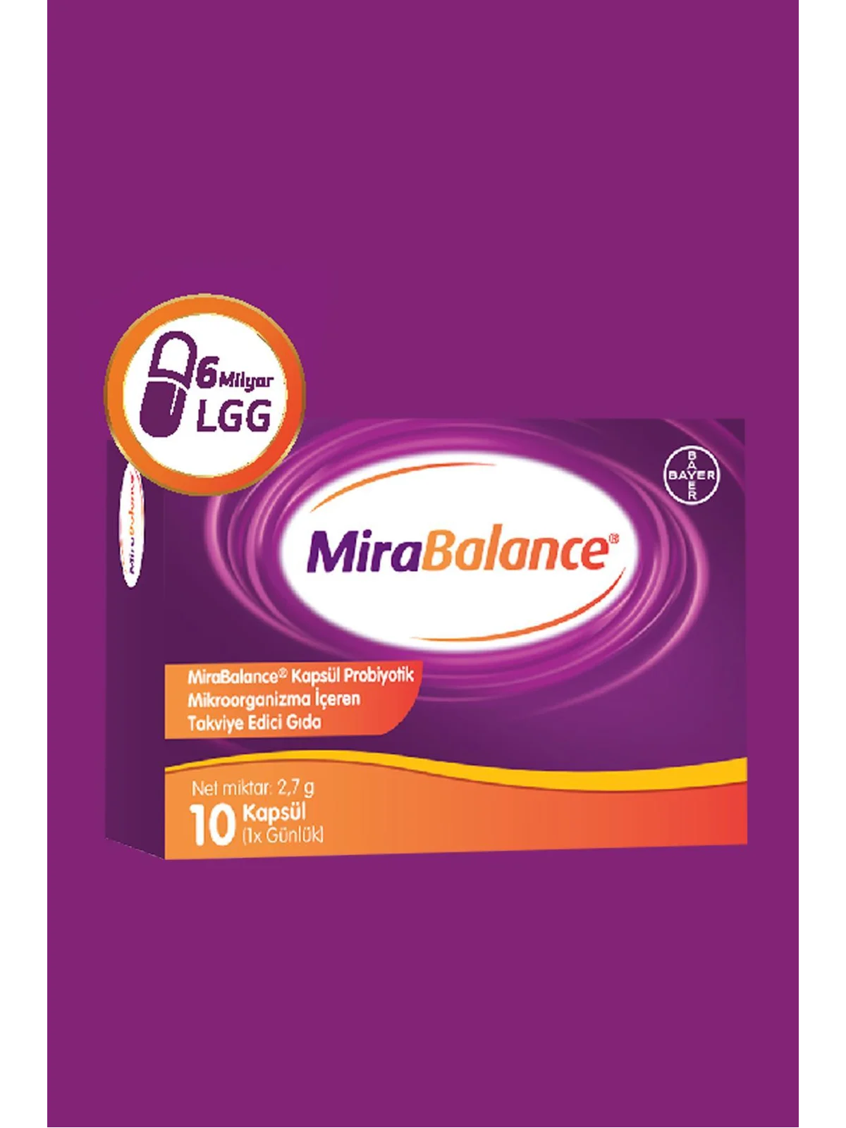 Mirabalance Probiyotik 10 Kapsül