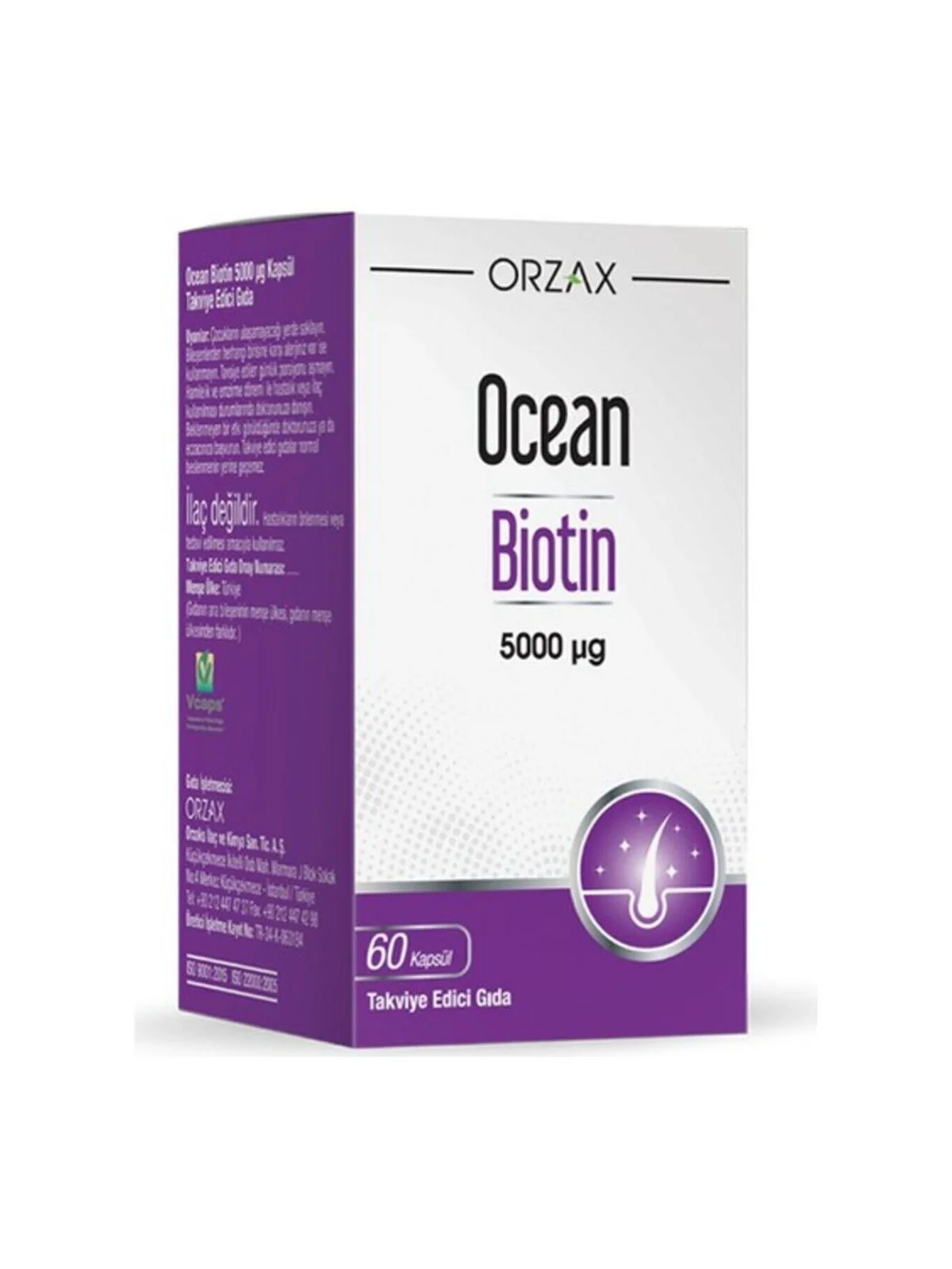 Ocean Biotin 5000 mcg 60 Kapsül