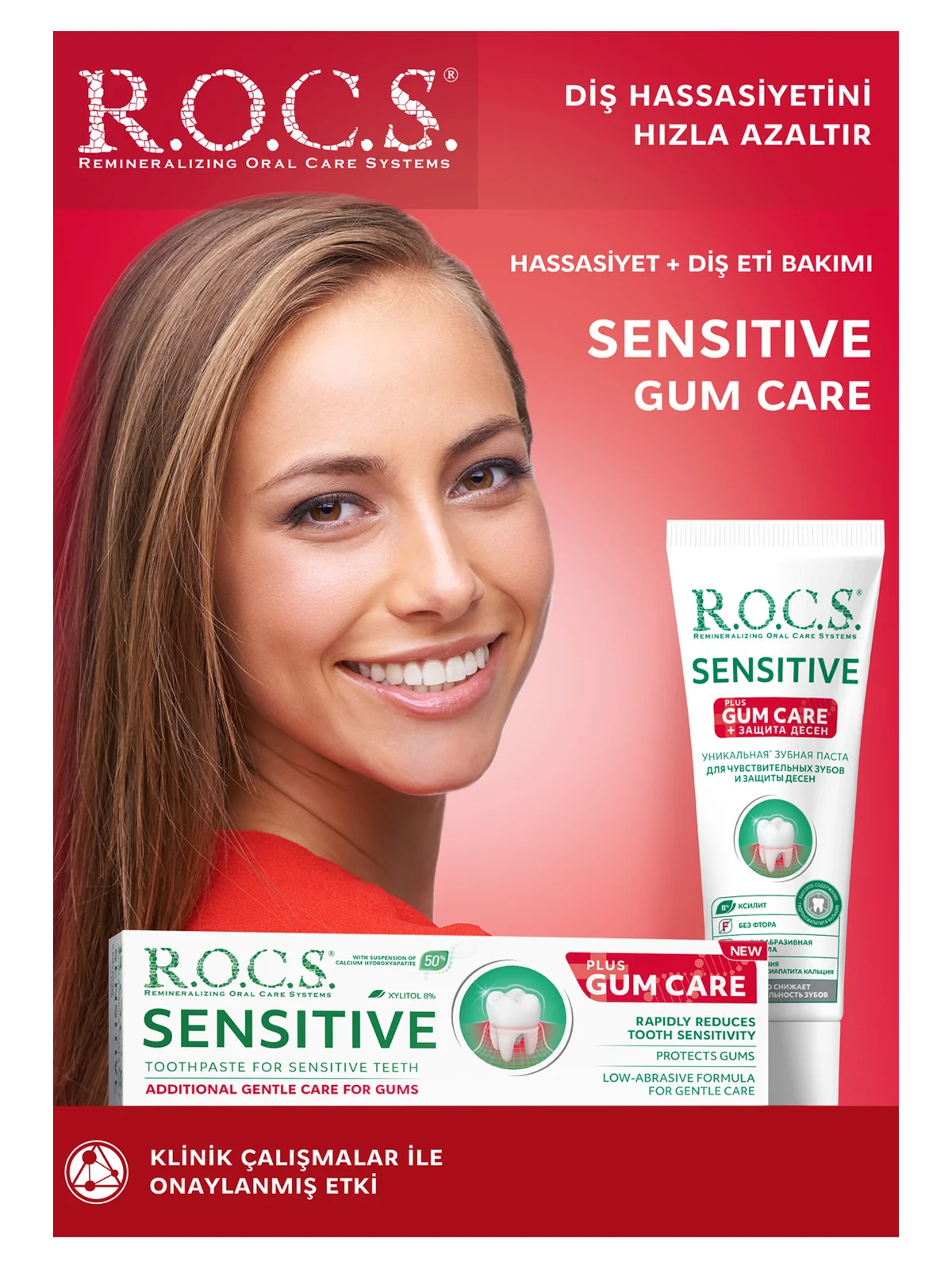 Rocs Diş Macunu Sensitive Plus Gum Care 75 ml