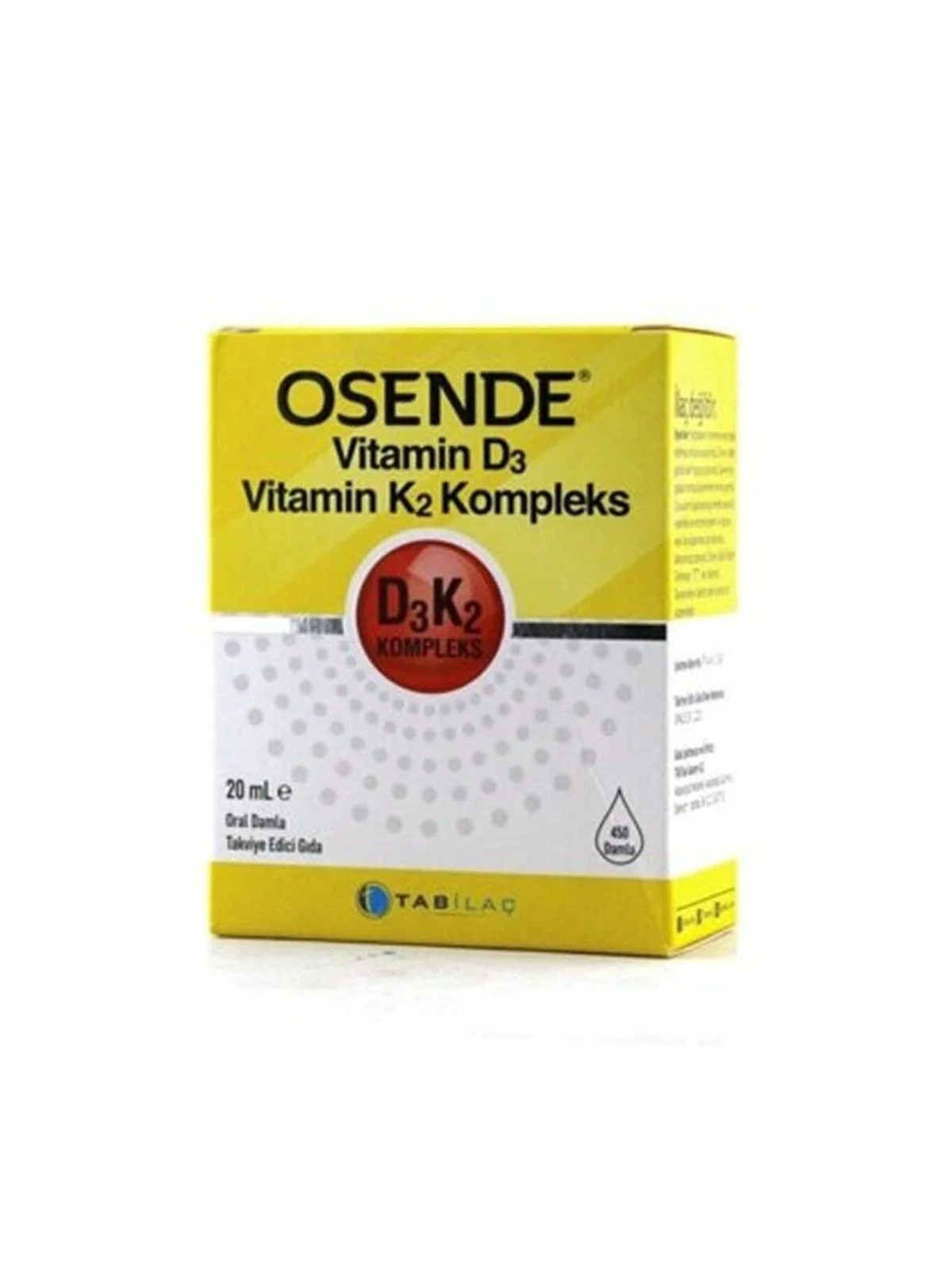 Osende D3K2 Komplex Damla 20 ml