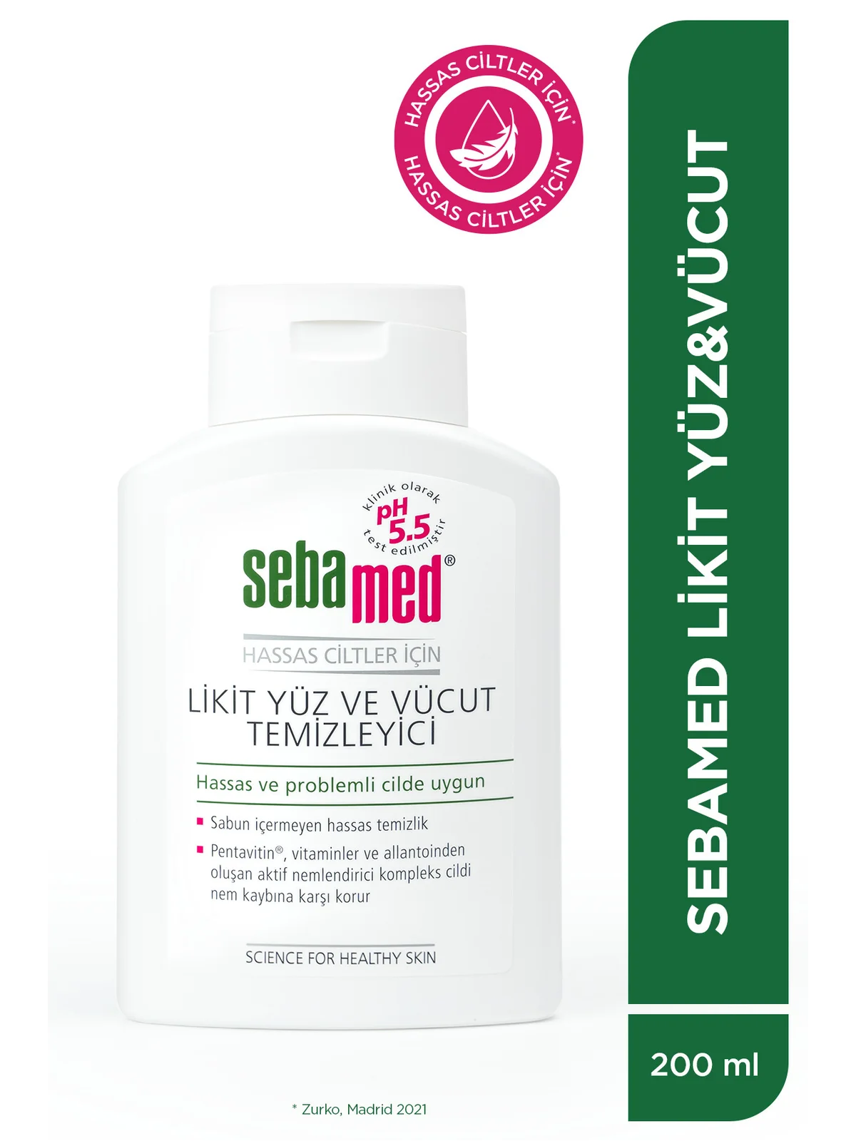 Sebamed Likit Yüz ve Vücut Temizleyici 200 ml