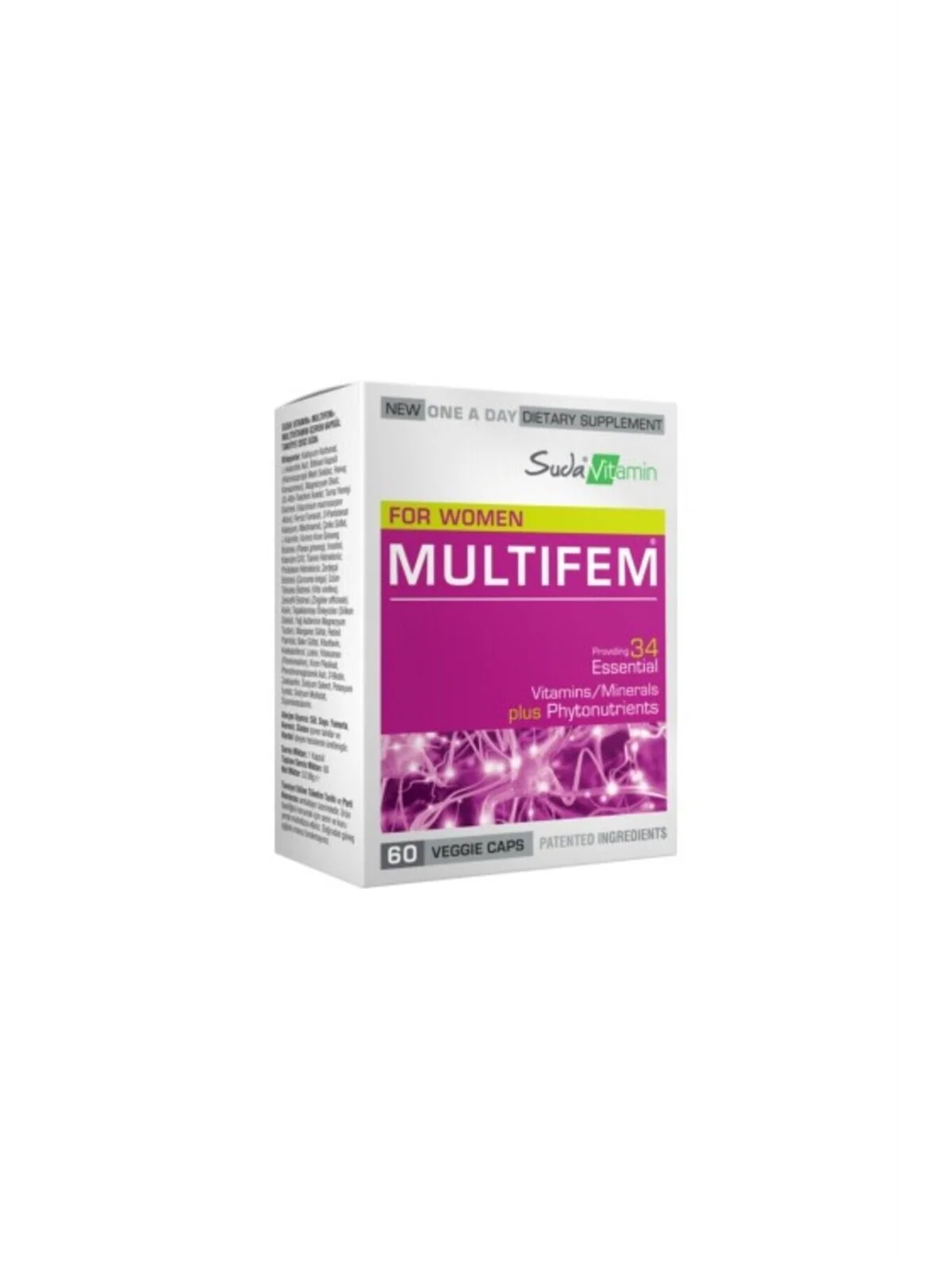Suda Vitamin Multifem 30 Kapsül