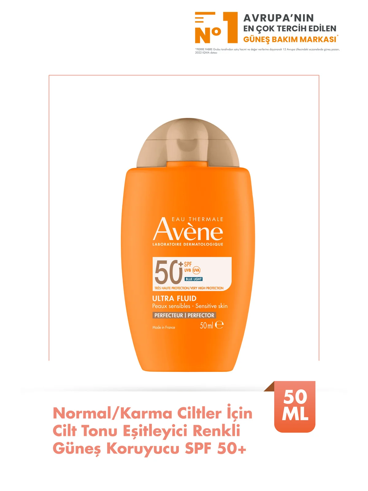 Avène Solaire Ultra Fluid Perfector Spf50 50 ml