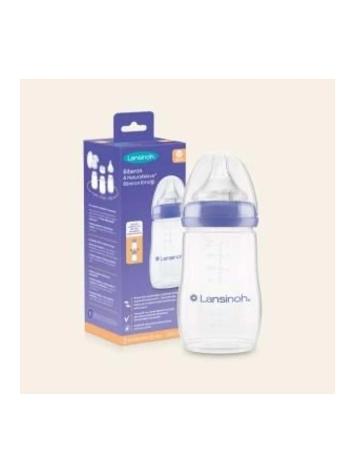 Lansinoh Natural Wave Silikon Uçlu Biberon 240 ml