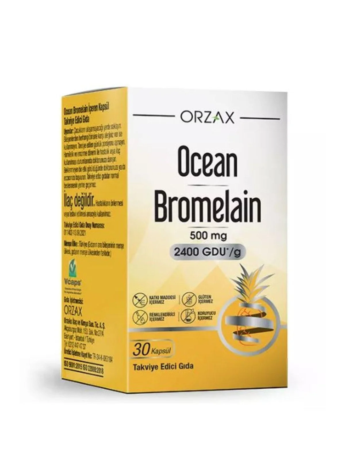 Ocean Bromelain 30 Kapsül