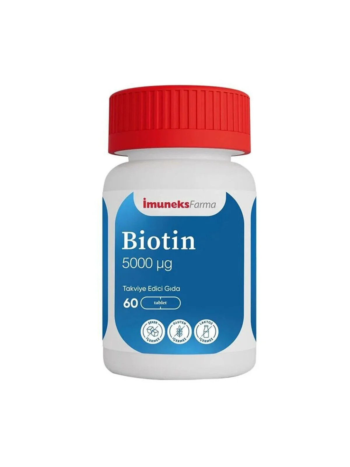 İmuneks Farma Biotin 5000 mcg 60 Tablet