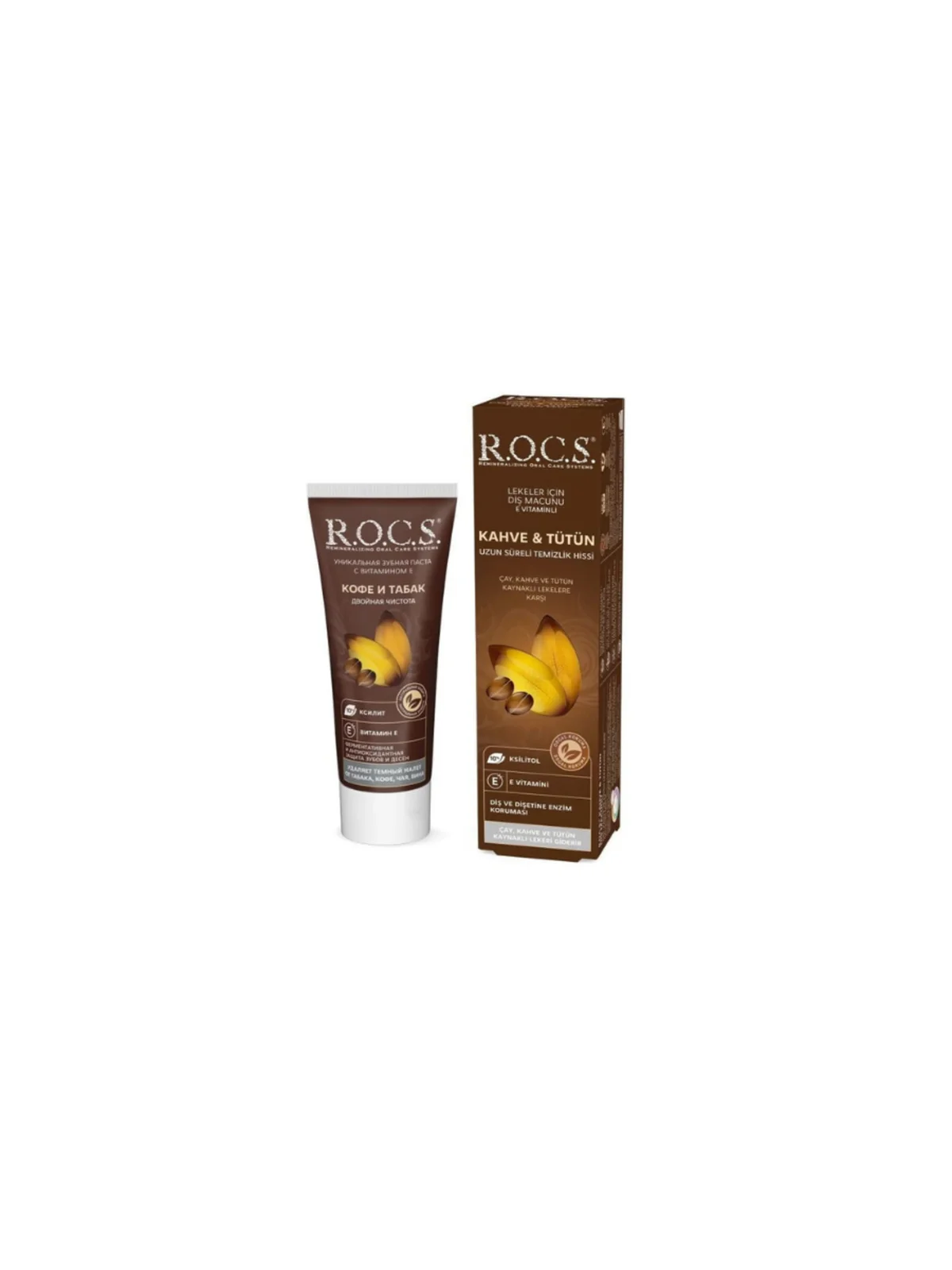 Rocs Coffee & Tobacco Diş Macunu 74 gr