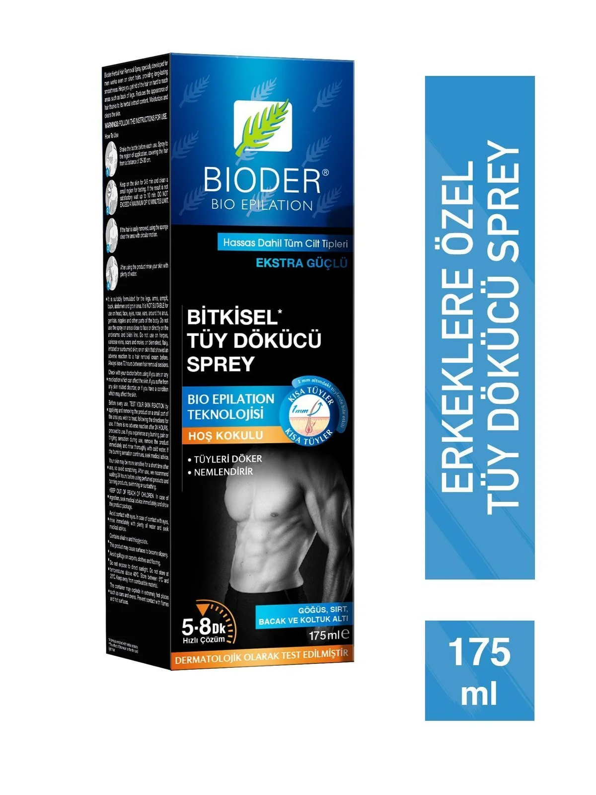 Bioder Tüy Dökücü Sprey Erkek 175 ml
