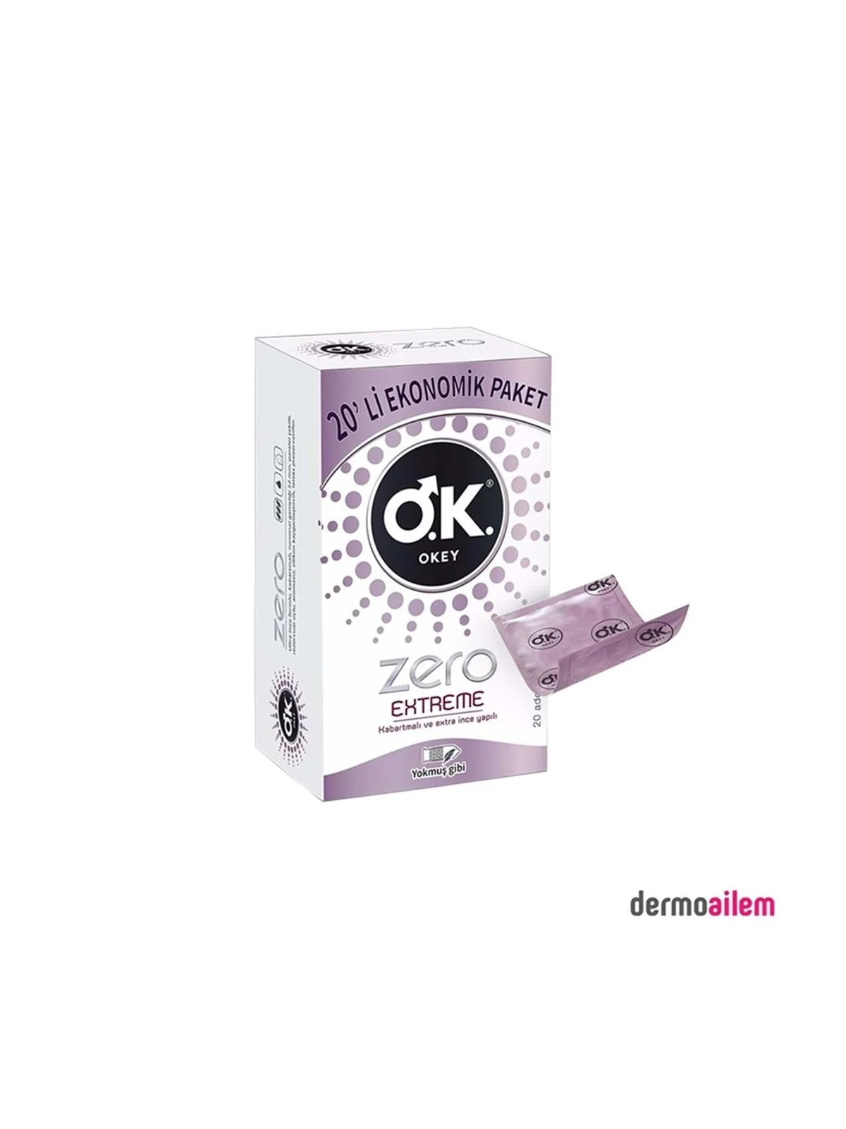 Okey Prezervatif Zero Extreme 20'li