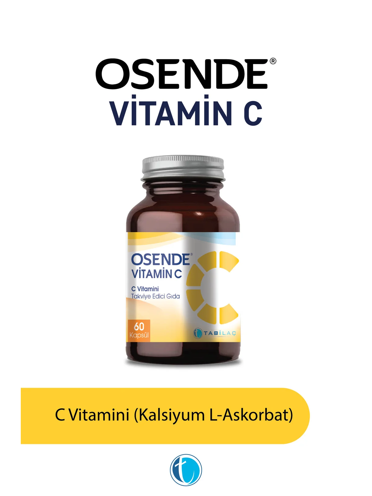 Osende Vitamin C 60 Kapsül