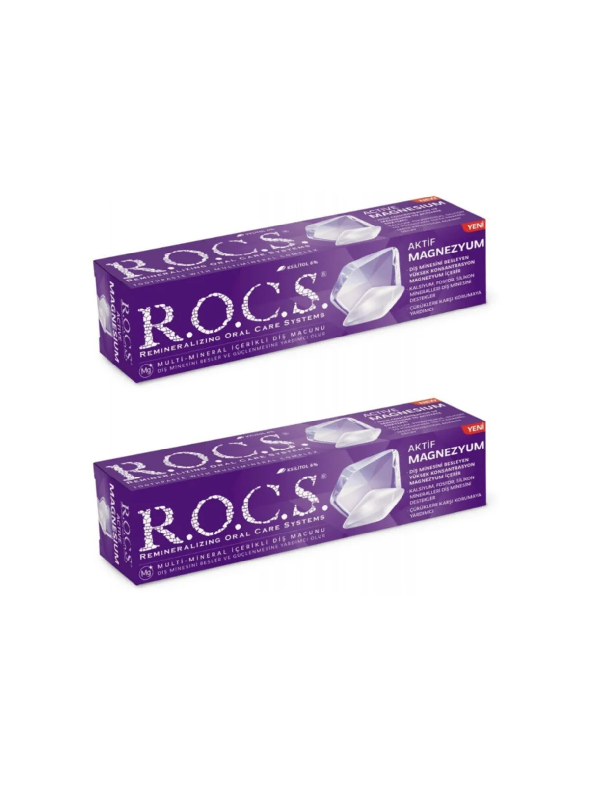 Rocs Aktif Magnezyum Diş Macunu 75 ml