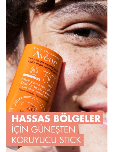 Avene Stick Hassas Bölgeler için SPF 50+ Yüksek Korumalı Stick Güneş Kremi 8 gr