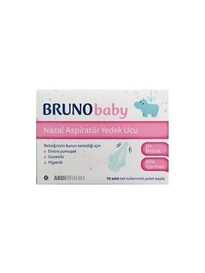 Bruno Baby Baby Nazal Aspiratör Yedek Uç 10'lu 1 Adet