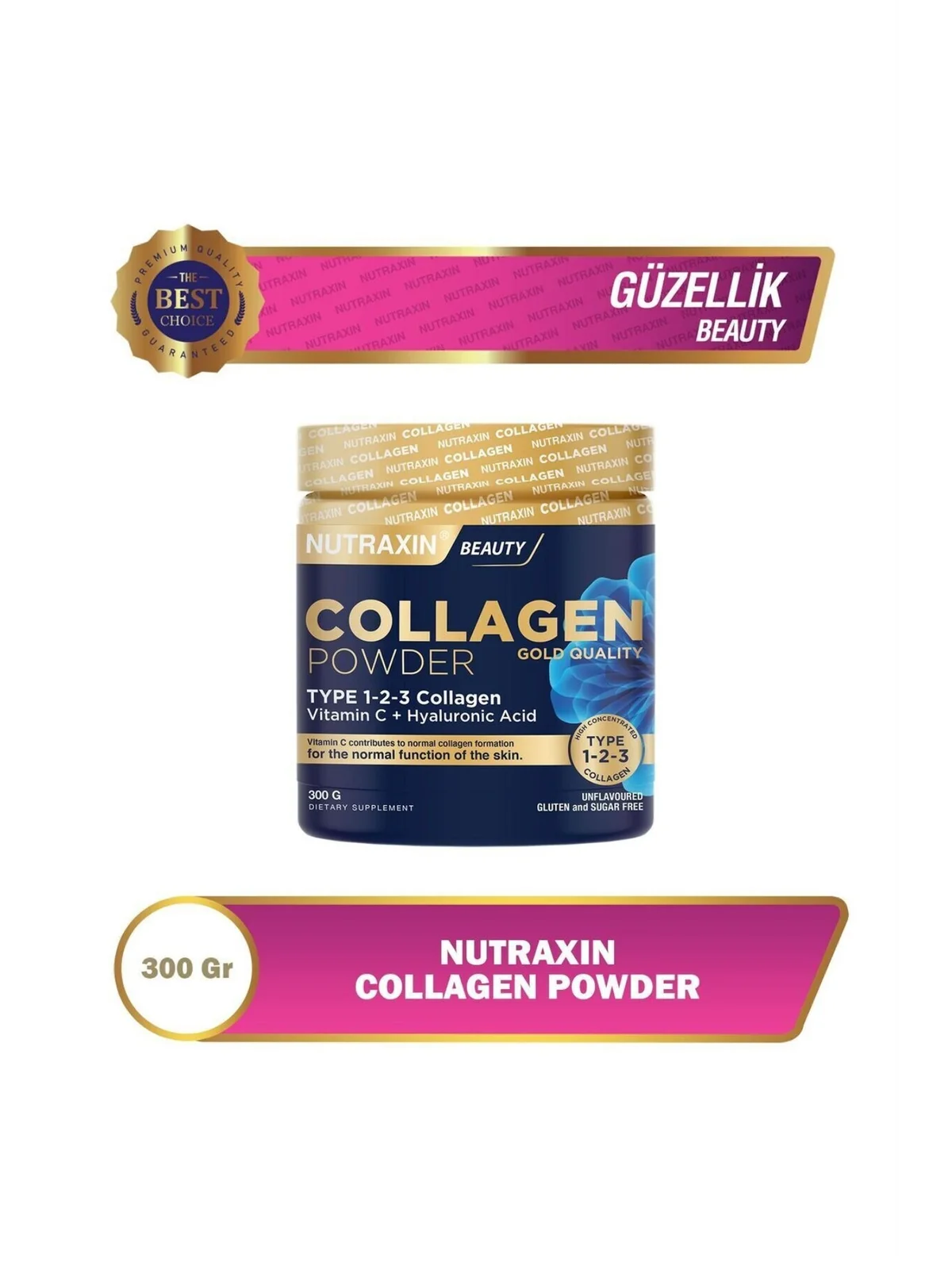 Nutraxin Collagen Powder Gold Quality 300 gr