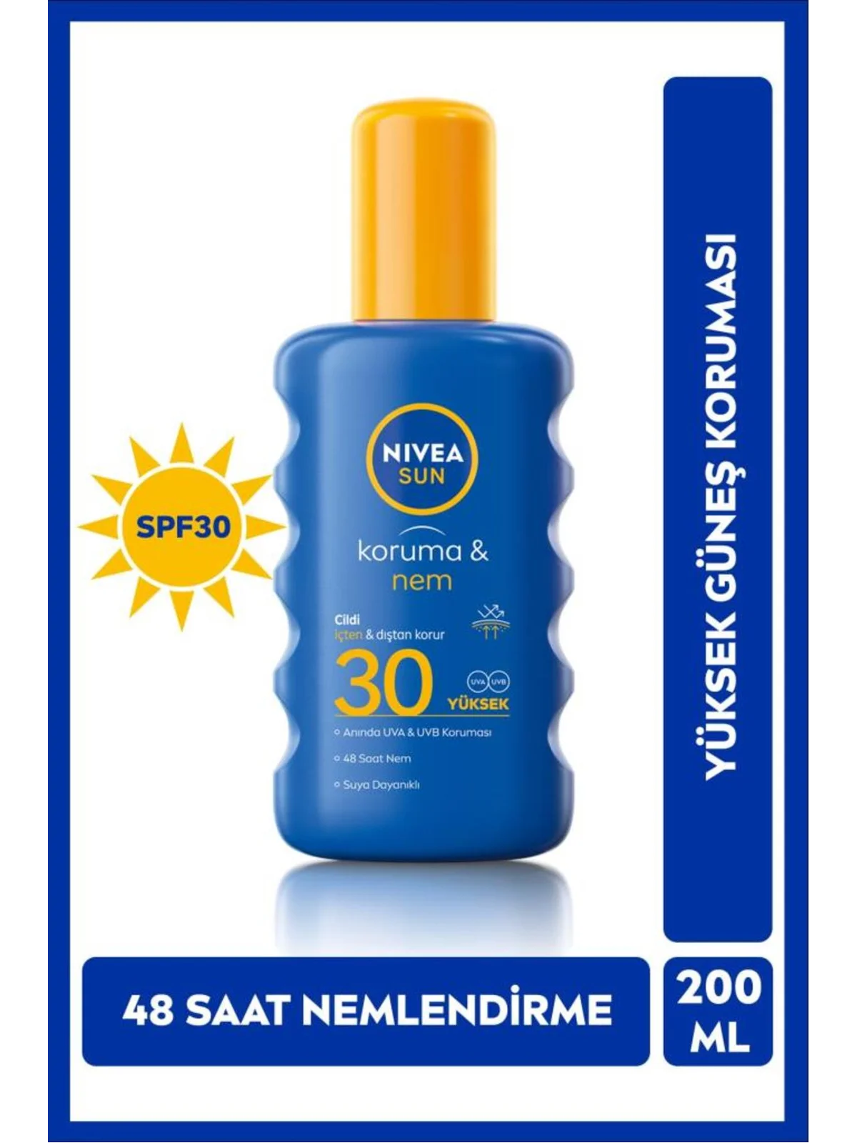 Nivea Sun Koruma & Nem SPF30+ Güneş Spreyi 200 ml