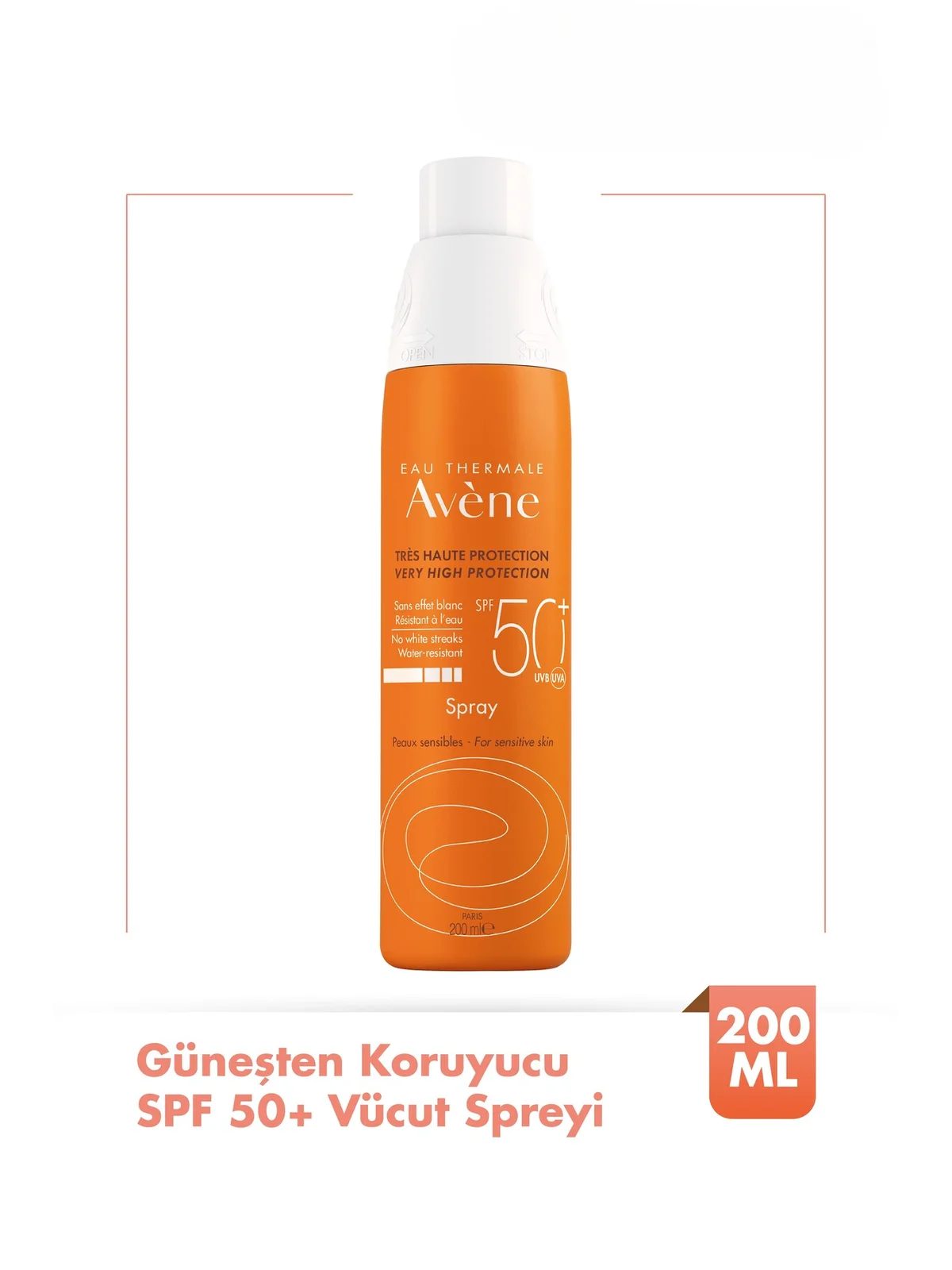 Avene Eau Thermale Sprey SPF50+ 200 ml