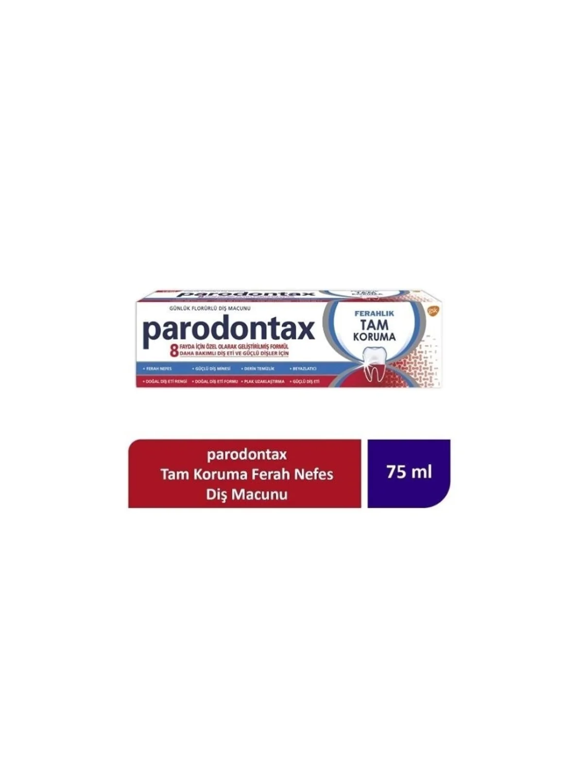 Parodontax Ferahlık Tam Koruma Diş Macunu 75 ml