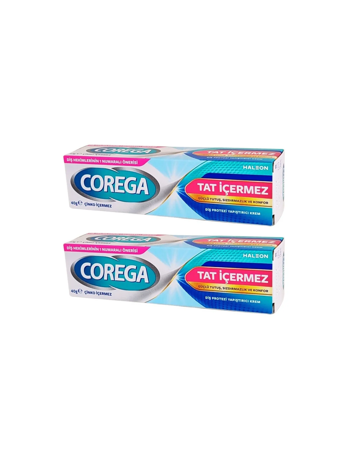Corega Gün Boyu Güçlü Tutuş Diş Protez Yapıştırıcı Tat İçermez Krem 40 gr