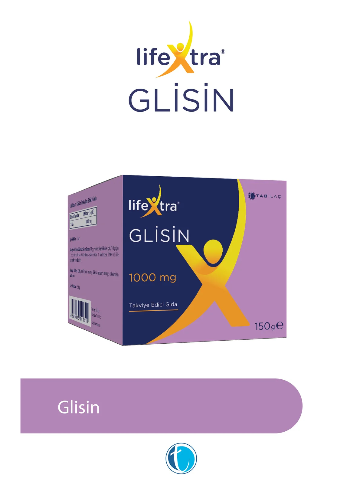 Lifextra Glisin Toz 1000 mg 150 gr