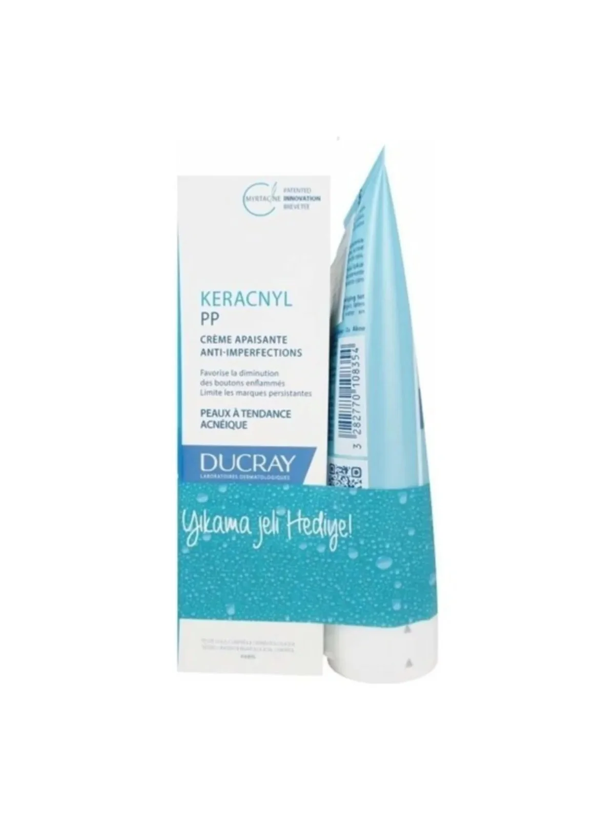 Ducray Keracnyl PP Cream 30 ml + Keracnyl Jel 40 ml Hediye