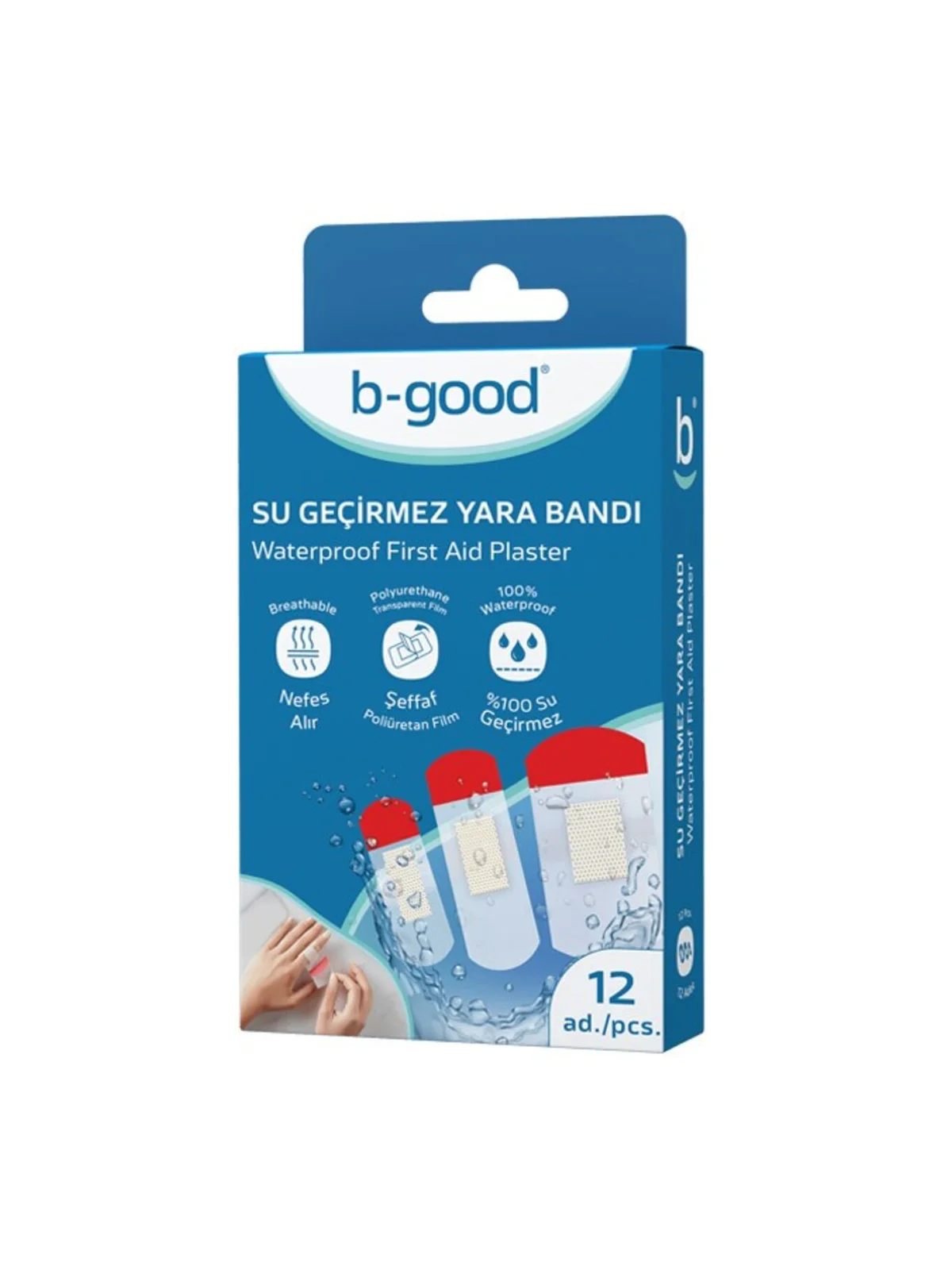 B-Good Yara Bandı Su Geçirmez 12li