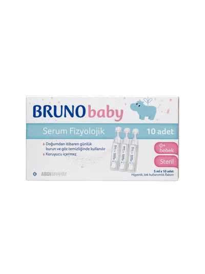 Bruno Baby Bruno Serum Fizyolojik 5 Ml 10 Flakon 8699514600022
