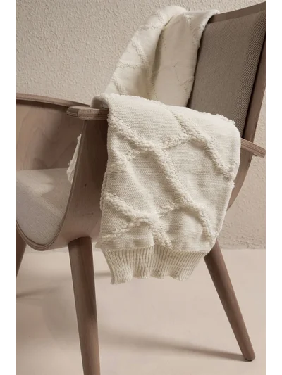 Espuma De Mar Krem Tek Kişilik Battaniye