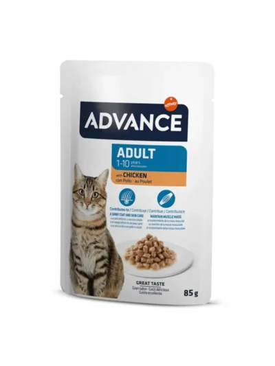 Advance Tavuklu Yetişkin Kedi Yaş Maması 85 GR