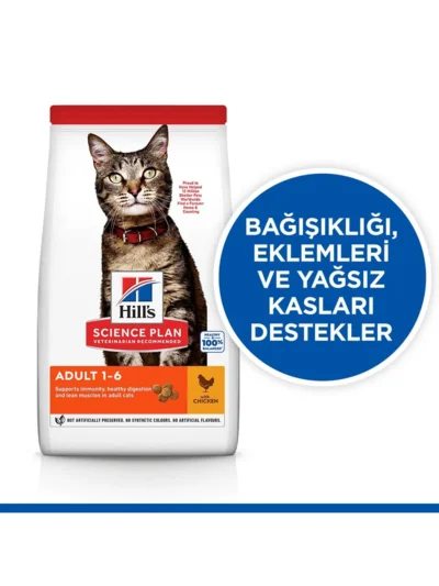 Hills Adult Tavuklu Yetişkin Kedi Maması 3 KG