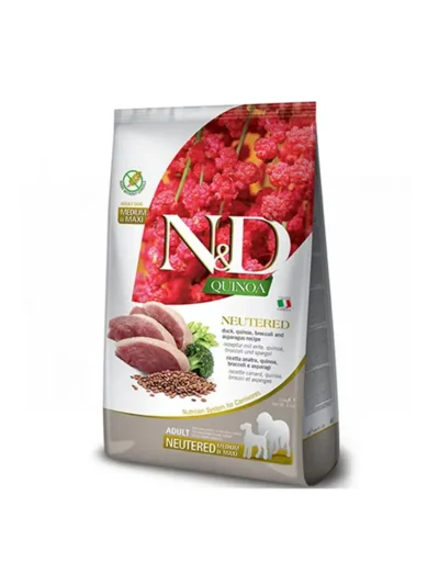 N&D Quinoa Ördekli Büyük ve Orta Irk Kısırlaştırılmış Köpek Maması 2,5 Kg
