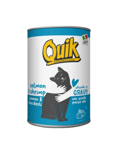 Quik Somonlu Karidesli Kedi Konservesi 415 Gram
