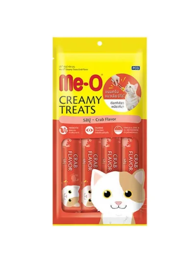 Meo Kremalı Yengeçli Kedi Sıvı Ödül Maması 4x15 Gr