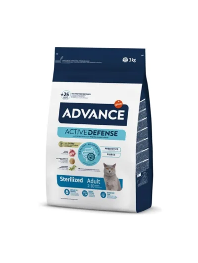Advance Hindili Kısırlaştırılmış Kedi Maması 3 Kg