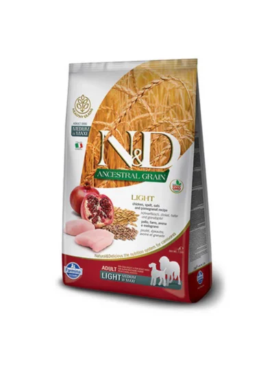 N&D Low  Light Yetişkin Köpek Maması 12 Kg