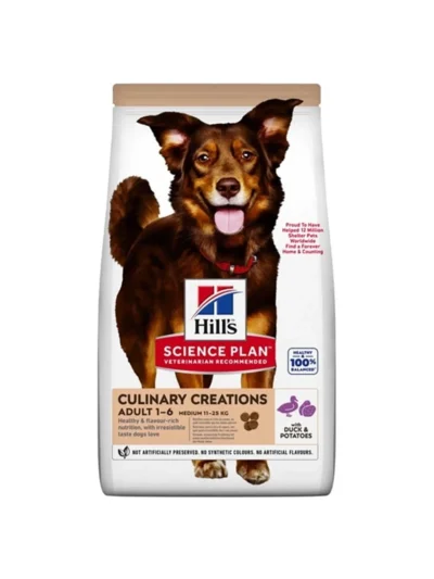 Hills Ördekli Ve Patatesli Orta Irk Yetişkin Köpek Maması 14 Kg