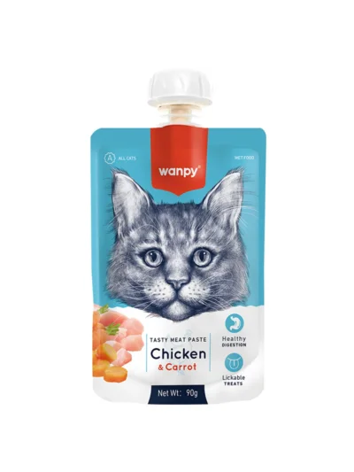 Wanpy Taze Tavuklu Havuçlu Kedi Et Ezmesi 90 Gr Gr(203597)