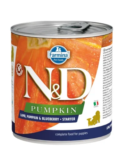 N&D Pumpkin Kuzulu Starter Köpek Konserve 285 Gram