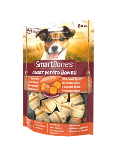 Smart Bones Tavuklu Tatlı Patatesli Mini Köpek Ödülü 8'li