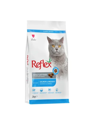 Reflex Somonlu ve Hamsili Yetişkin Kedi Maması 2kg