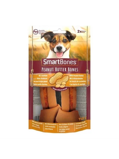 Smart Bones Tavuklu Fıstık Ezmeli Medium Köpek Ödülü 2'li